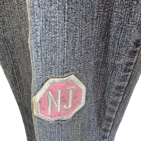 Neeso Y2K Patch Jeans Medium Wash Size 16 - Picture 7 of 10